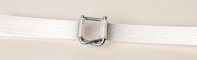 Composite strap with buckle